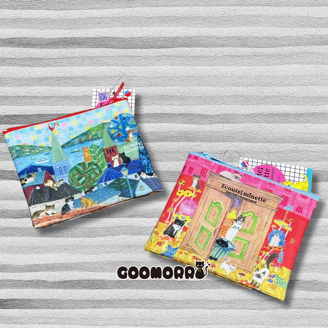 Ecoute! minette Mini Flat Pouch