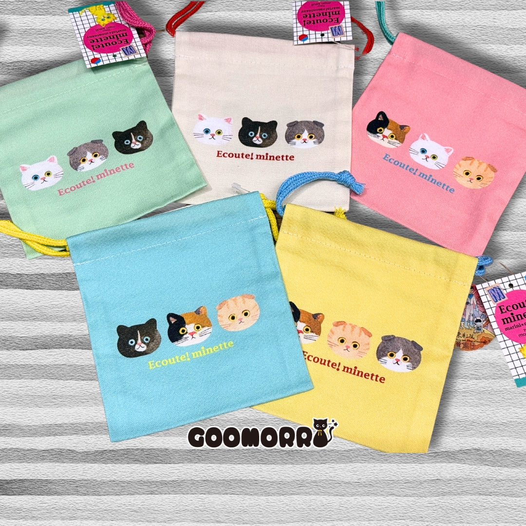 Ecoute! minette Pouch